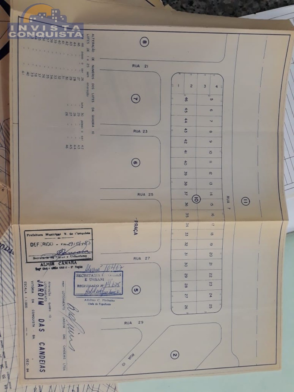 Terreno, 0.00m², à venda - JARDIM DAS CANDEIAS - VITÓRIA DA CONQUISTA - Invista Conquista