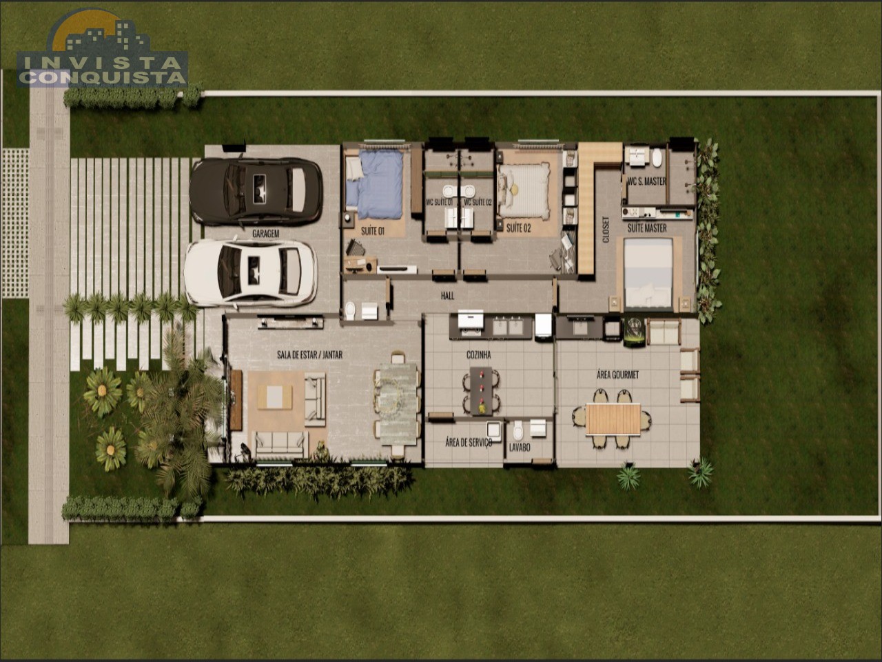 Casa com 3 quartos, 0.00m², à venda - Universidade - VITORIA DA CONQUISTA - Invista Conquista