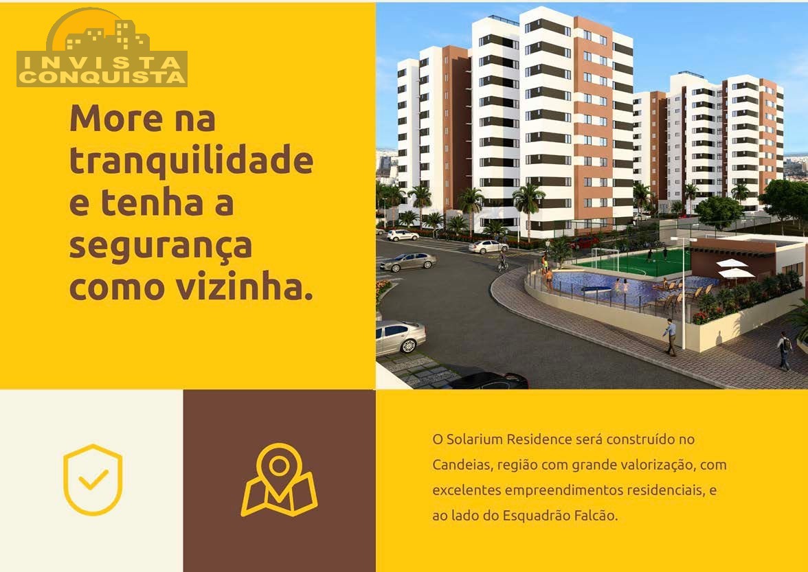 Apartamento com 3 quartos, 65.70m², à venda - CANDEIAS - VITÓRIA DA CONQUISTA - Invista Conquista