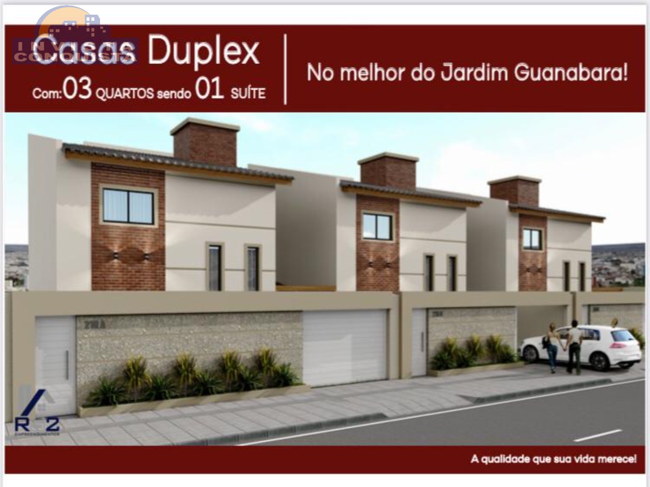 Casa com 3 quartos, 95.00m², à venda - FELÍCIA - VITÓRIA DA CONQUISTA - Invista Conquista