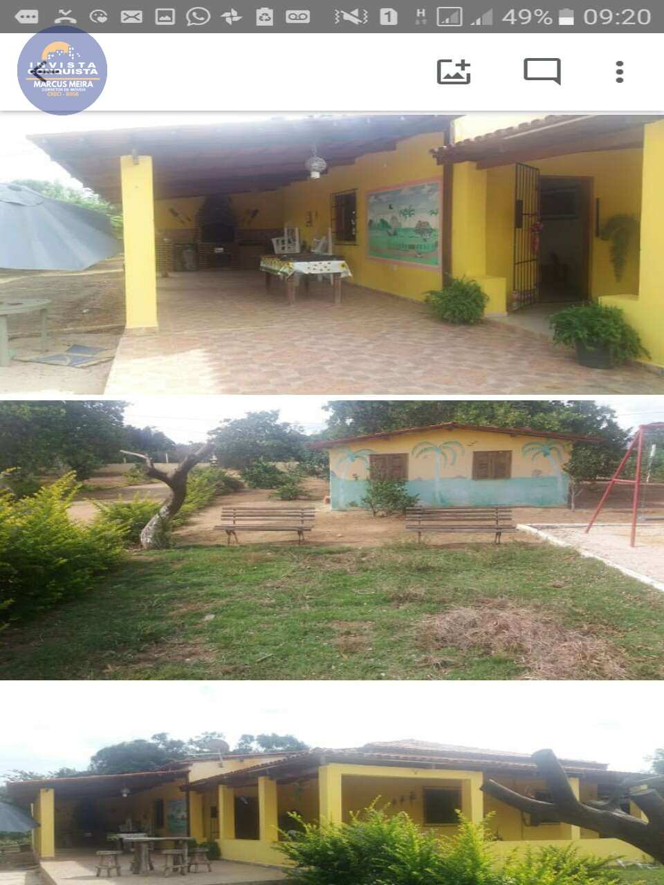 Chácara à venda em Vitória da Conquista, LAGOA DAS FLORES, com 3 quartos, 160m² - Invista Conquista