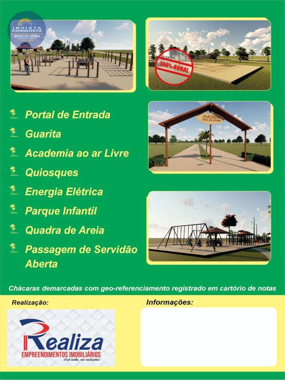 Chácara à venda em Vitória da Conquista, POVOADO DE ITAPIREMA, 1000m² - Invista Conquista