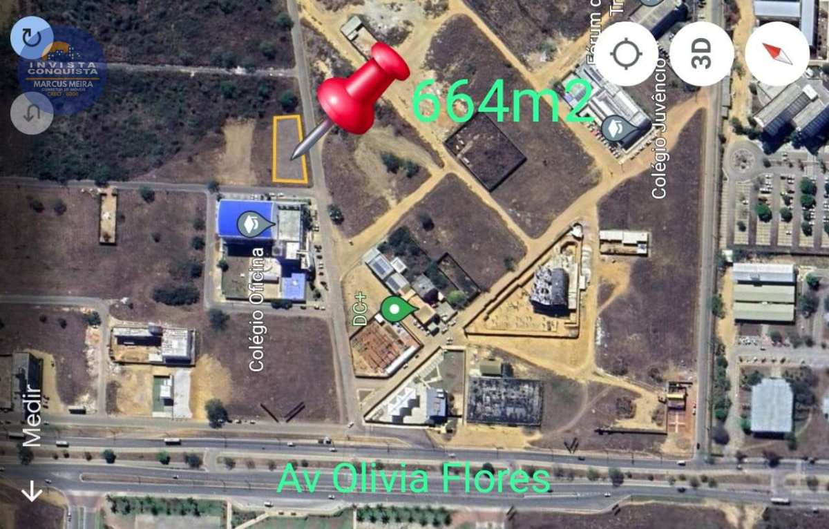 Terreno à venda em Vitória da Conquista, Candeias, 664m² - Invista Conquista