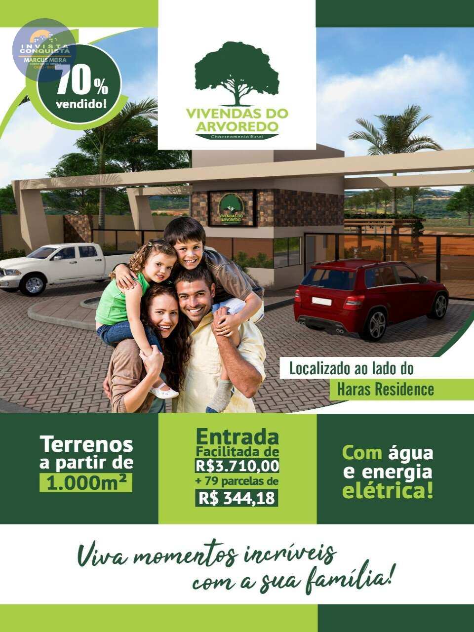 Chácara à venda em Vitória da Conquista, LAGOA DAS FLORES, 1000m² - Invista Conquista