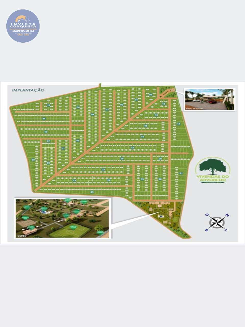 Chácara à venda em Vitória da Conquista, LAGOA DAS FLORES, 1000m² - Invista Conquista